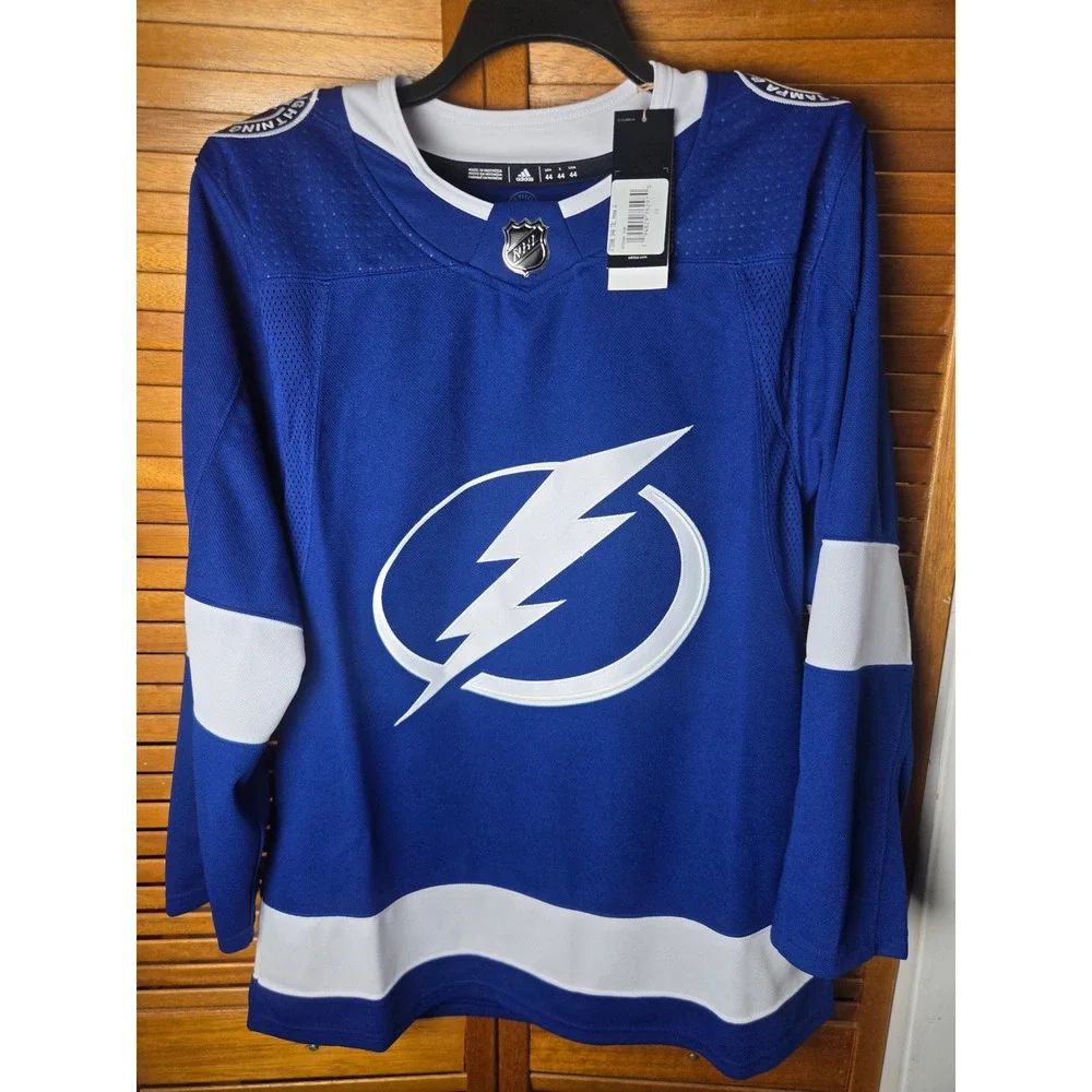 Tampa Bay Lightning Adidas Authentic Home Jersey Mens 44